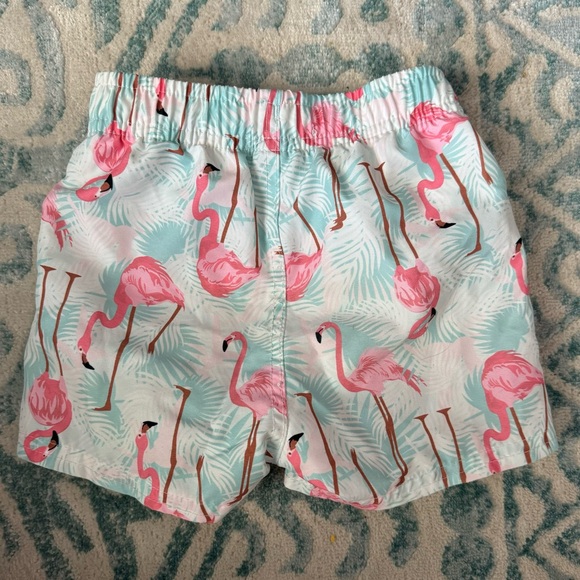 Toddler boys Ruggedbutts swim trunks. Flamingo pattern. Size 18-24 month. - Picture 4 of 4